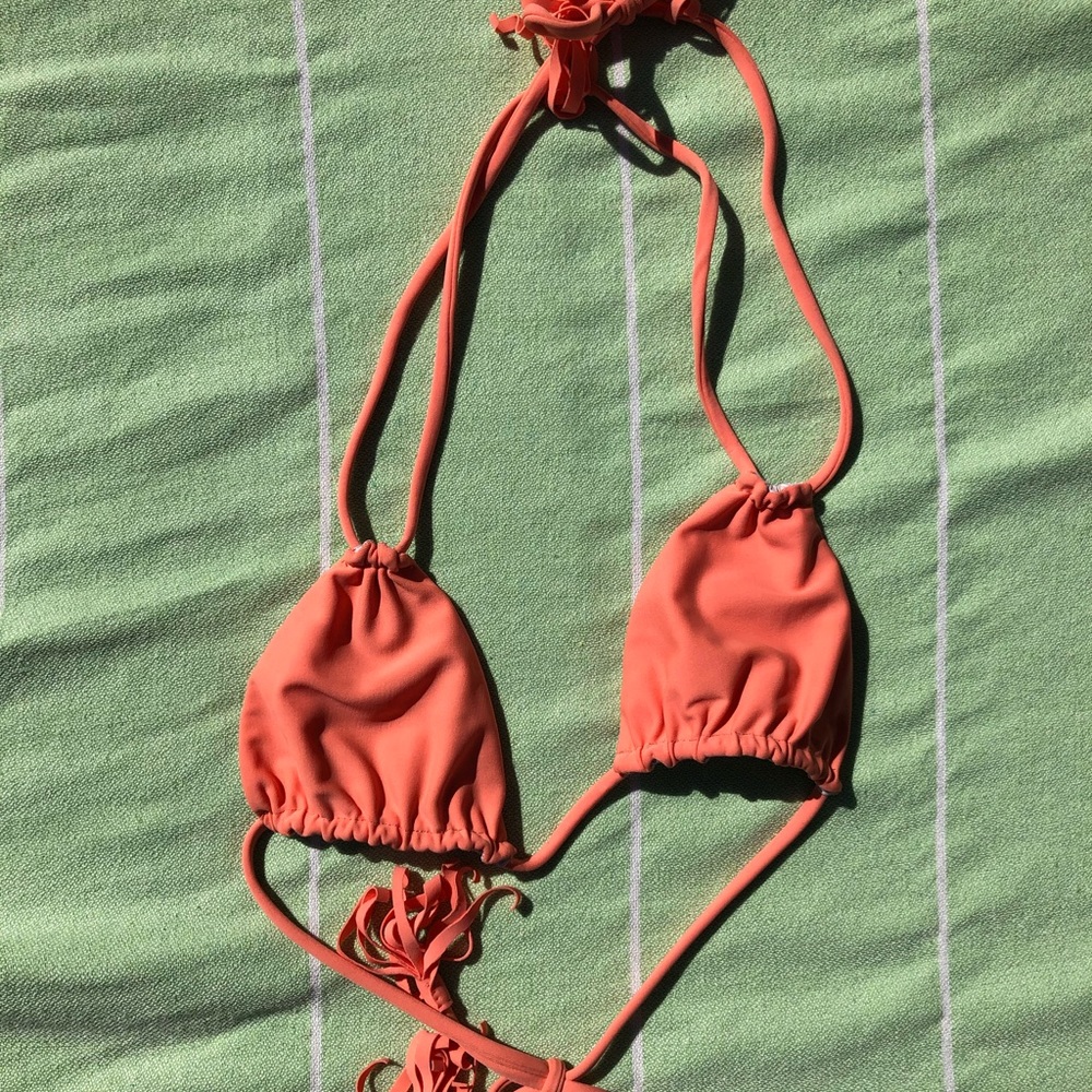 Acacia Cannons top - coral - Small